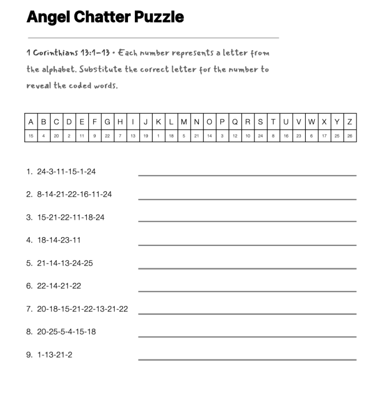 Chocolate Chips in Our Cookies decoder